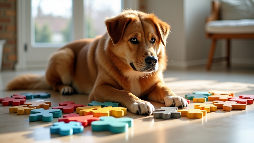 Puzzle toy for a giant dog